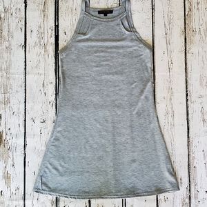 Gray sleeveless dress